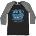 WKRP Turkey Drop Baseball Tee