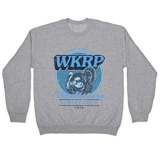 WKRP Turkey Drop Crewneck Sweatshirt