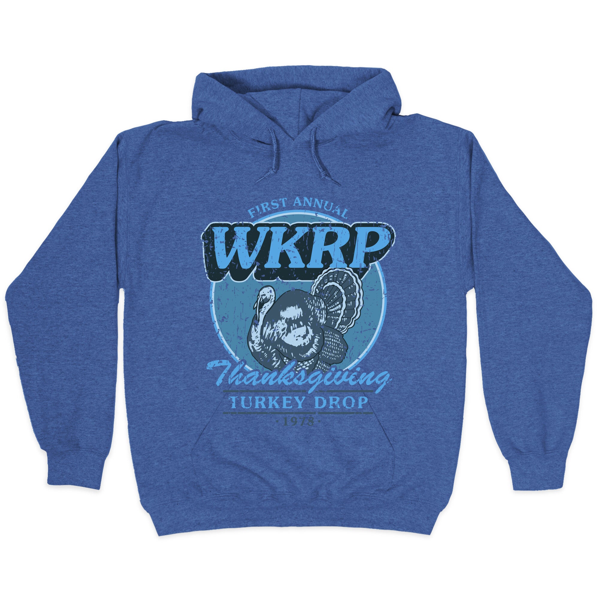 WKRP Turkey Drop Hoodie