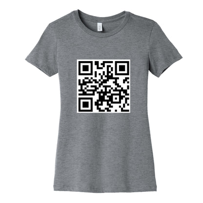 QR Code Womens Cotton Tee