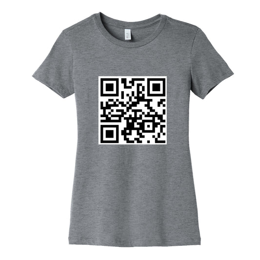 QR Code Womens Cotton Tee