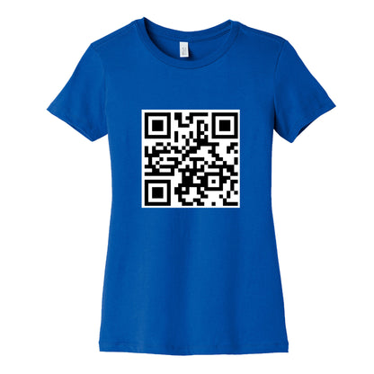 QR Code Womens Cotton Tee