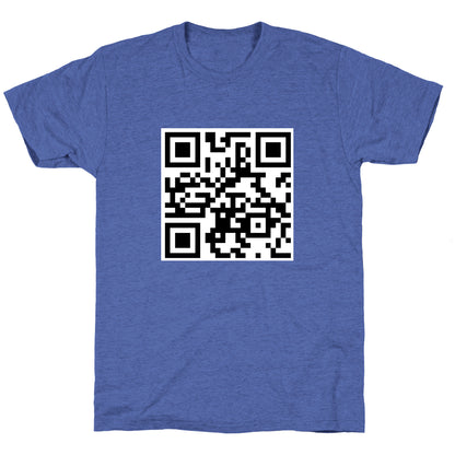 QR Code Unisex Triblend Tee