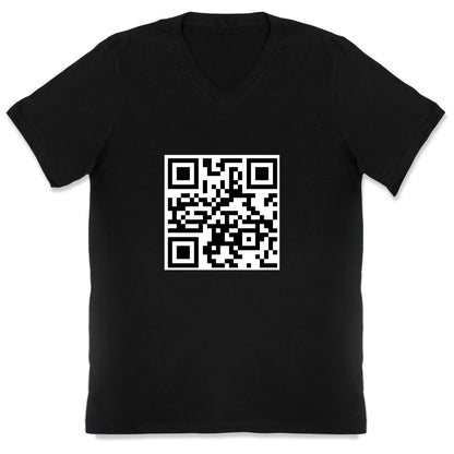 QR Code V-Neck