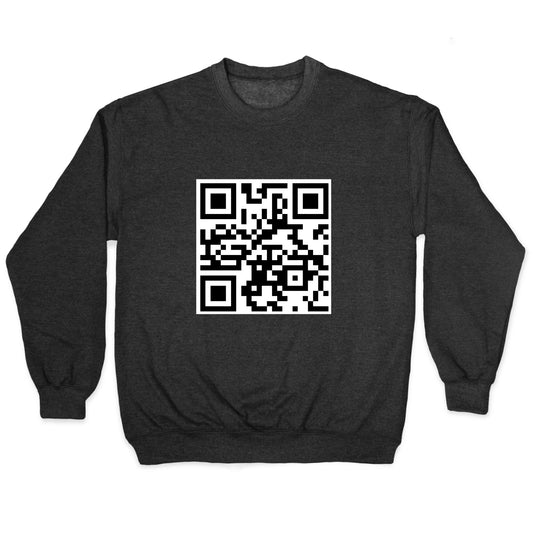 QR Code Crewneck Sweatshirt
