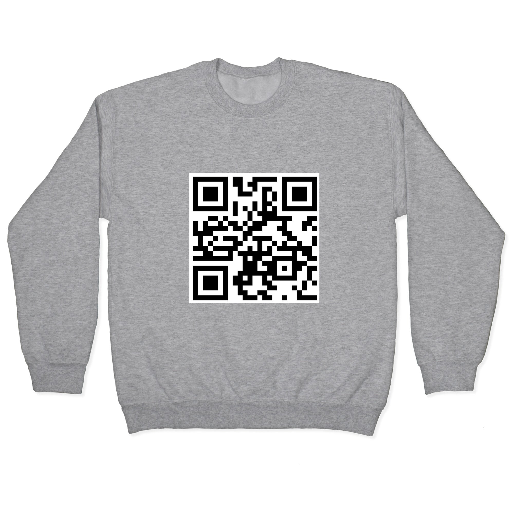 QR Code Crewneck Sweatshirt