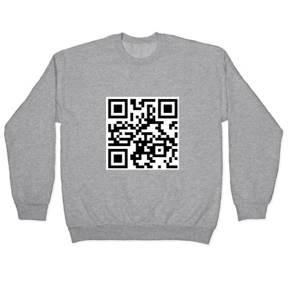 QR Code Crewneck Sweatshirt