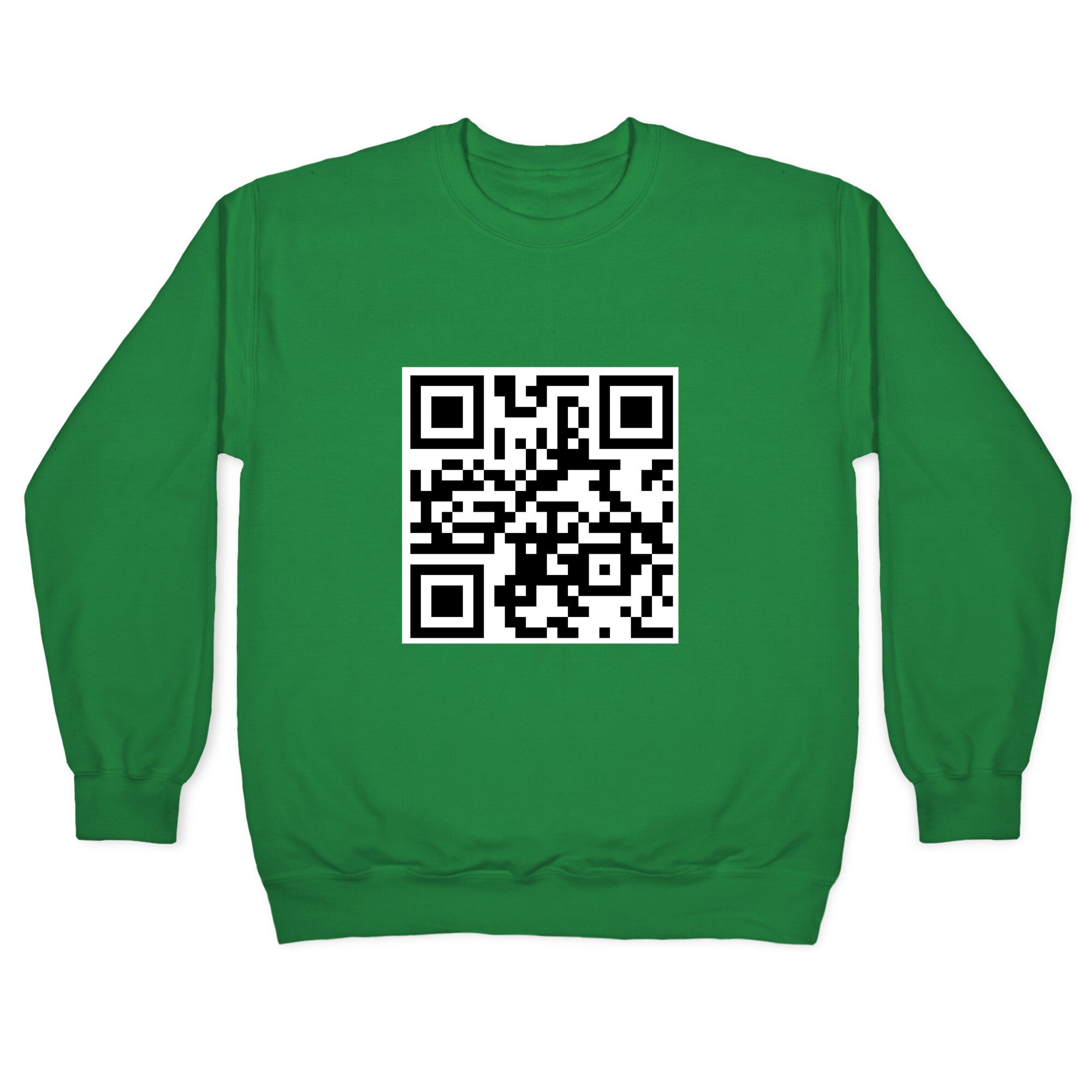 QR Code Crewneck Sweatshirt