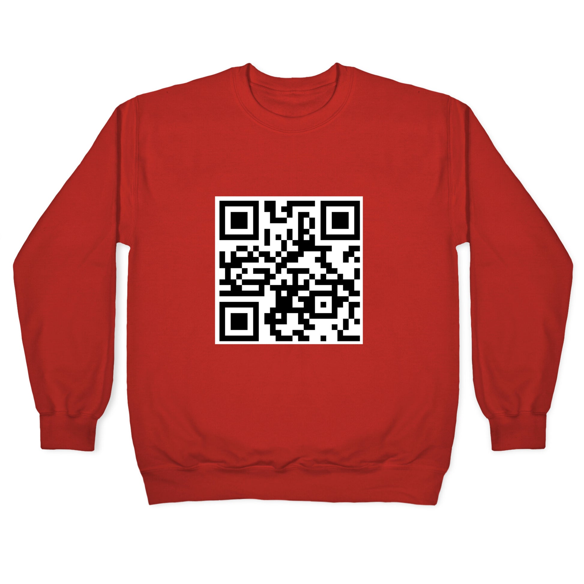 QR Code Crewneck Sweatshirt
