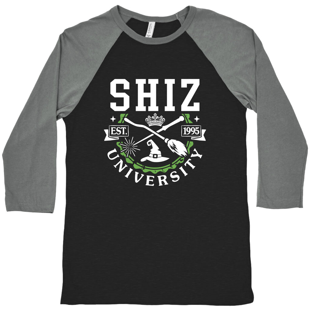 Shiz University Baseball Tee