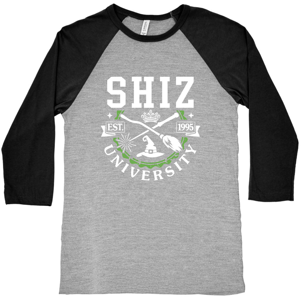 Shiz University Baseball Tee