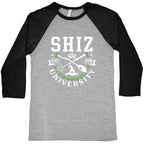 Shiz University Baseball Tee