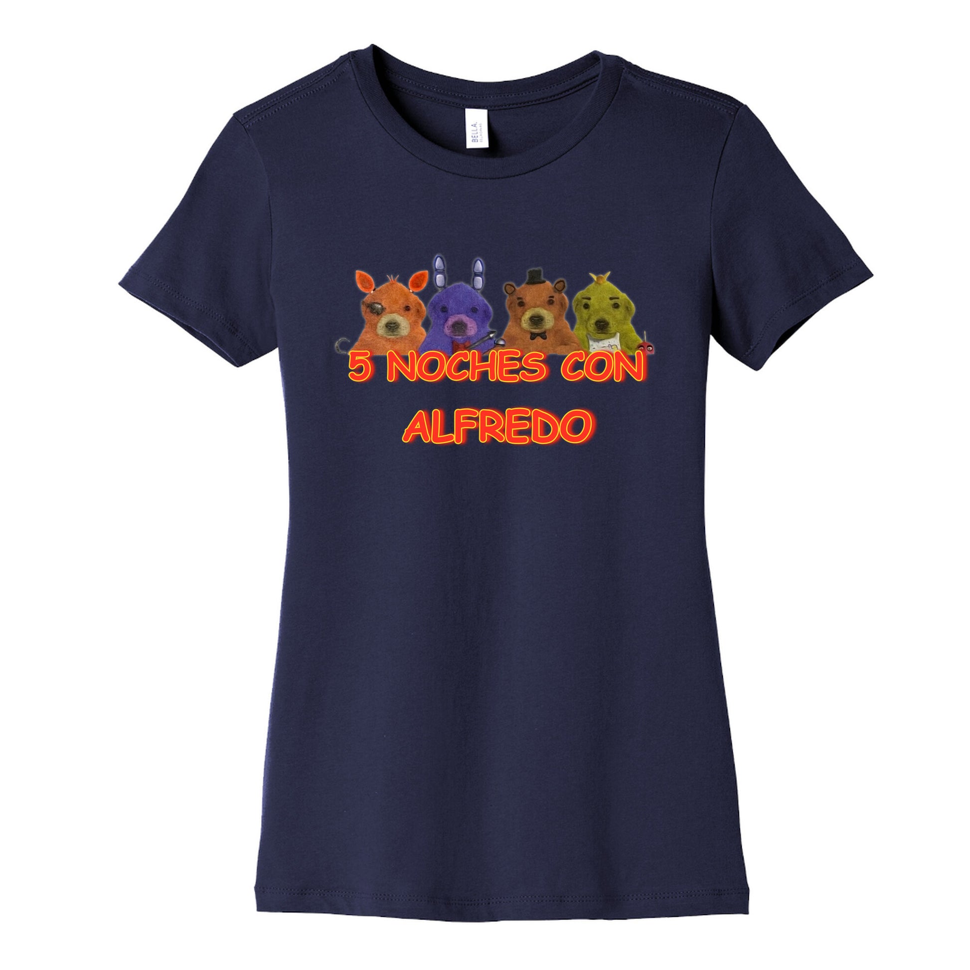 5 Noches Con Alfredo Womens Cotton Tee