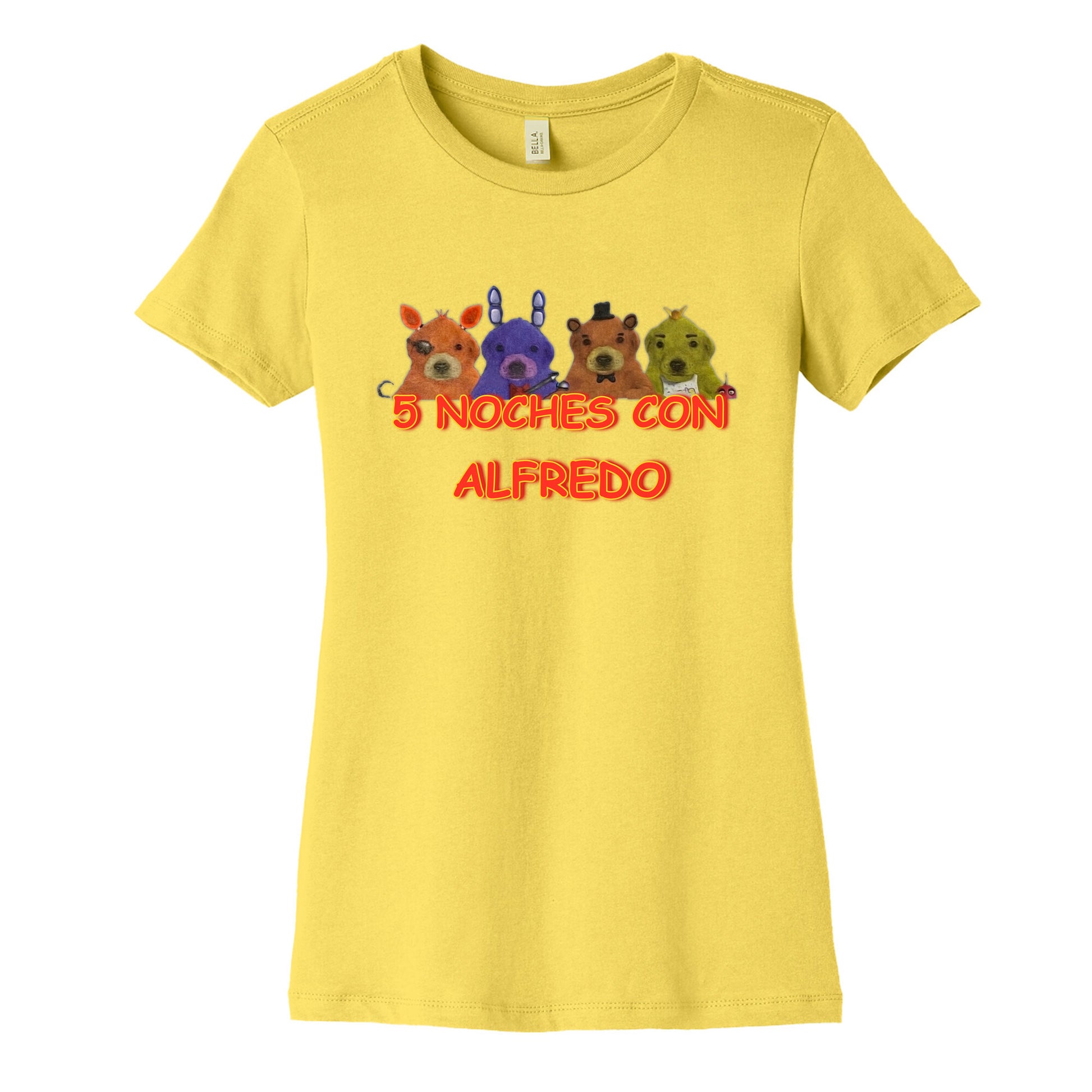 5 Noches Con Alfredo Womens Cotton Tee