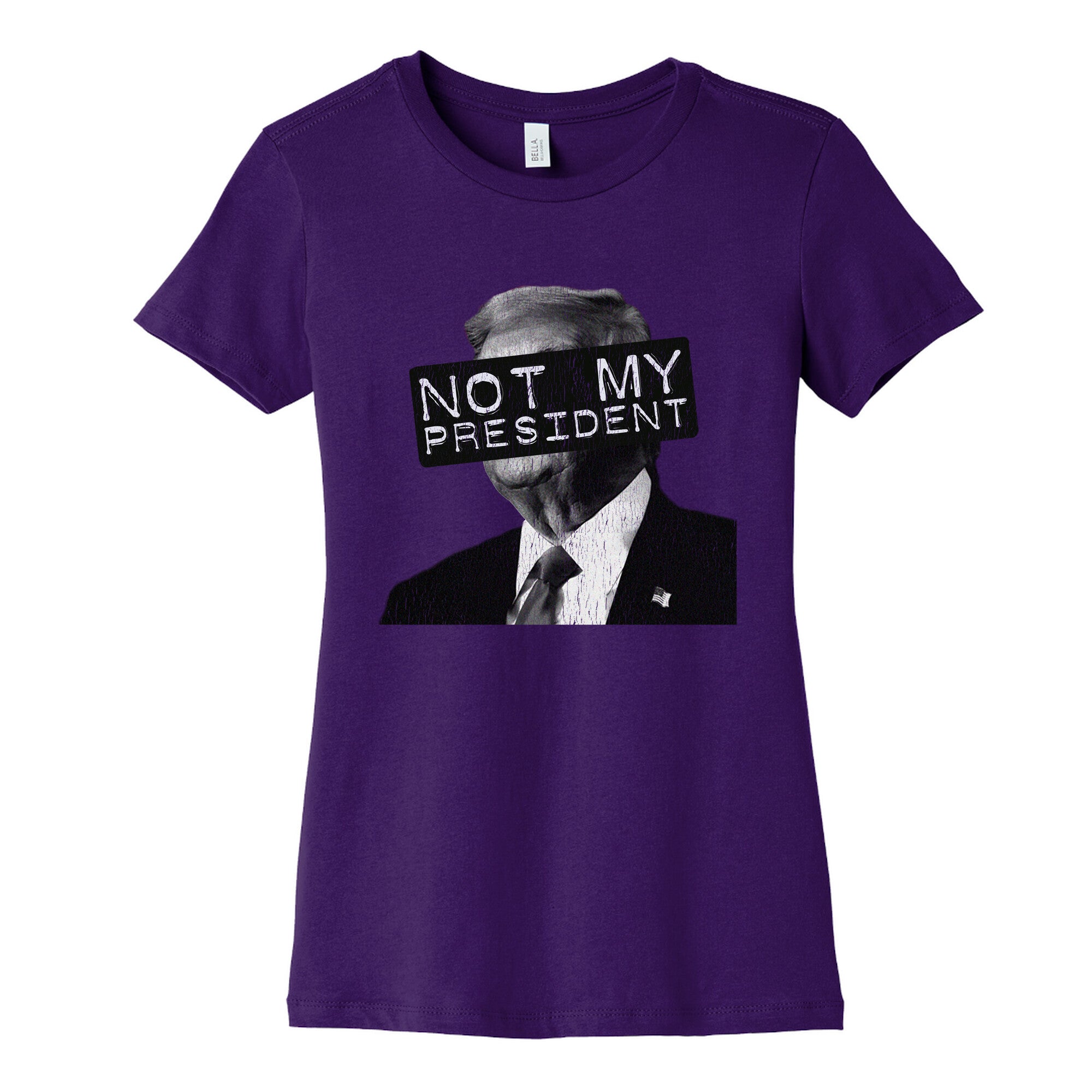 Not My President Womens Cotton Tee