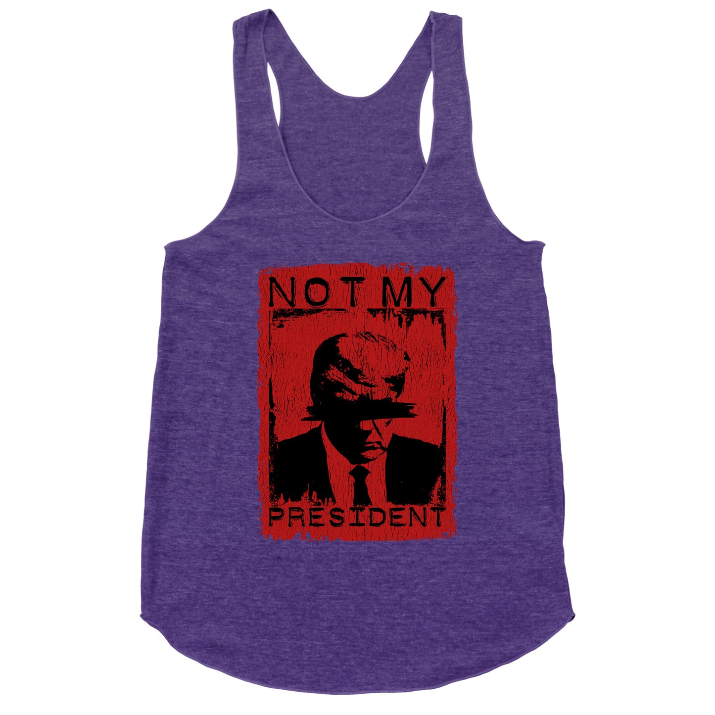Not My President Racerback Tank