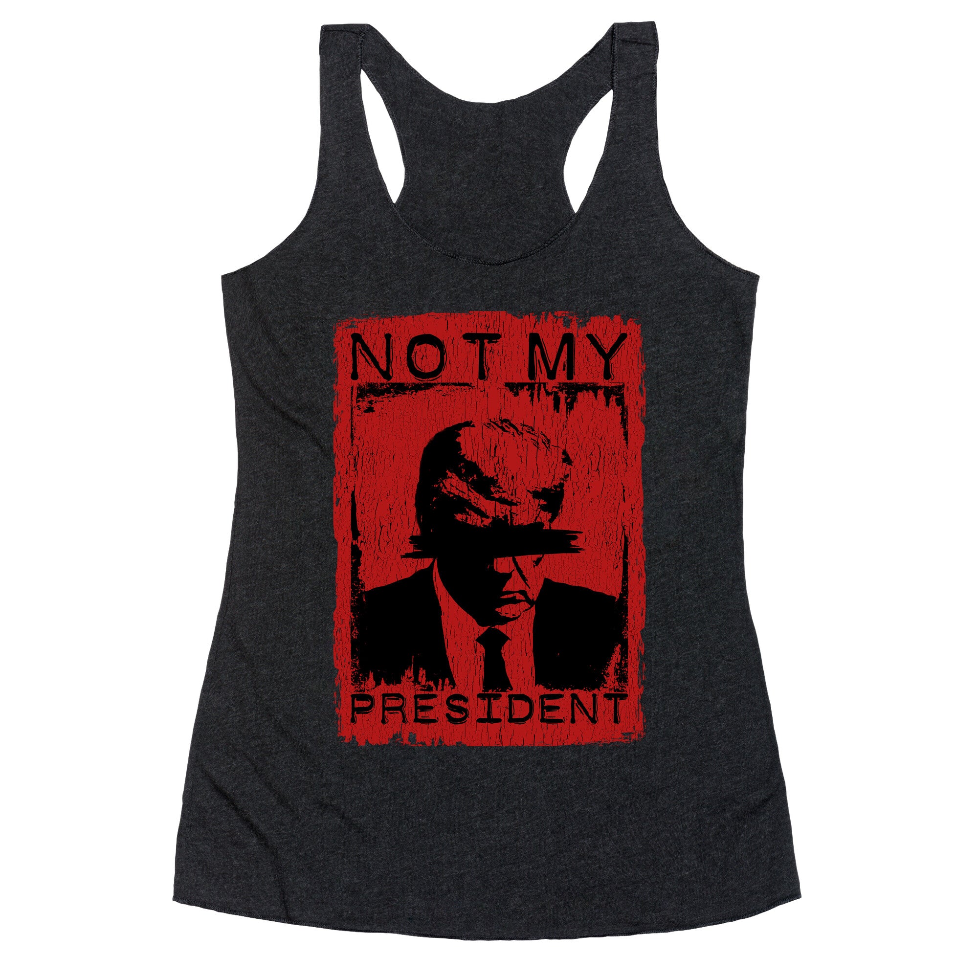 Not My President Racerback Tank