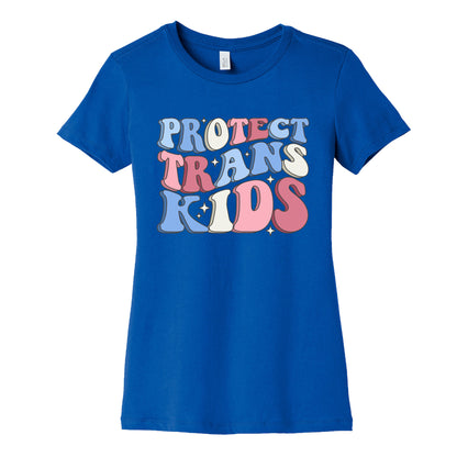Protect Trans Kids Womens Cotton Tee