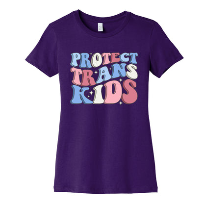 Protect Trans Kids Womens Cotton Tee