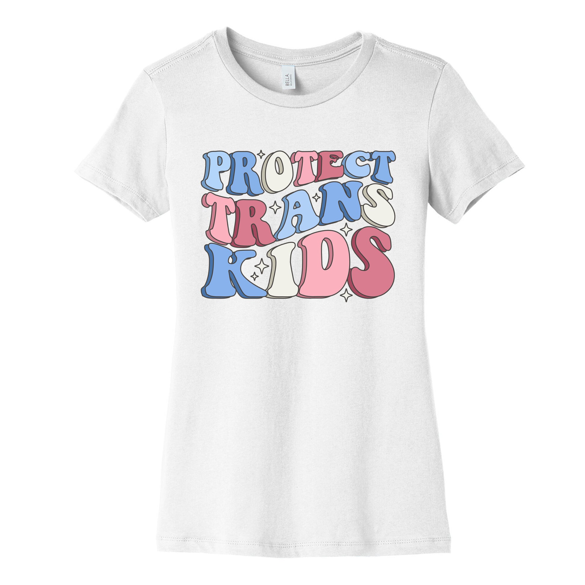Protect Trans Kids Womens Cotton Tee