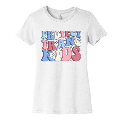 Protect Trans Kids Womens Cotton Tee