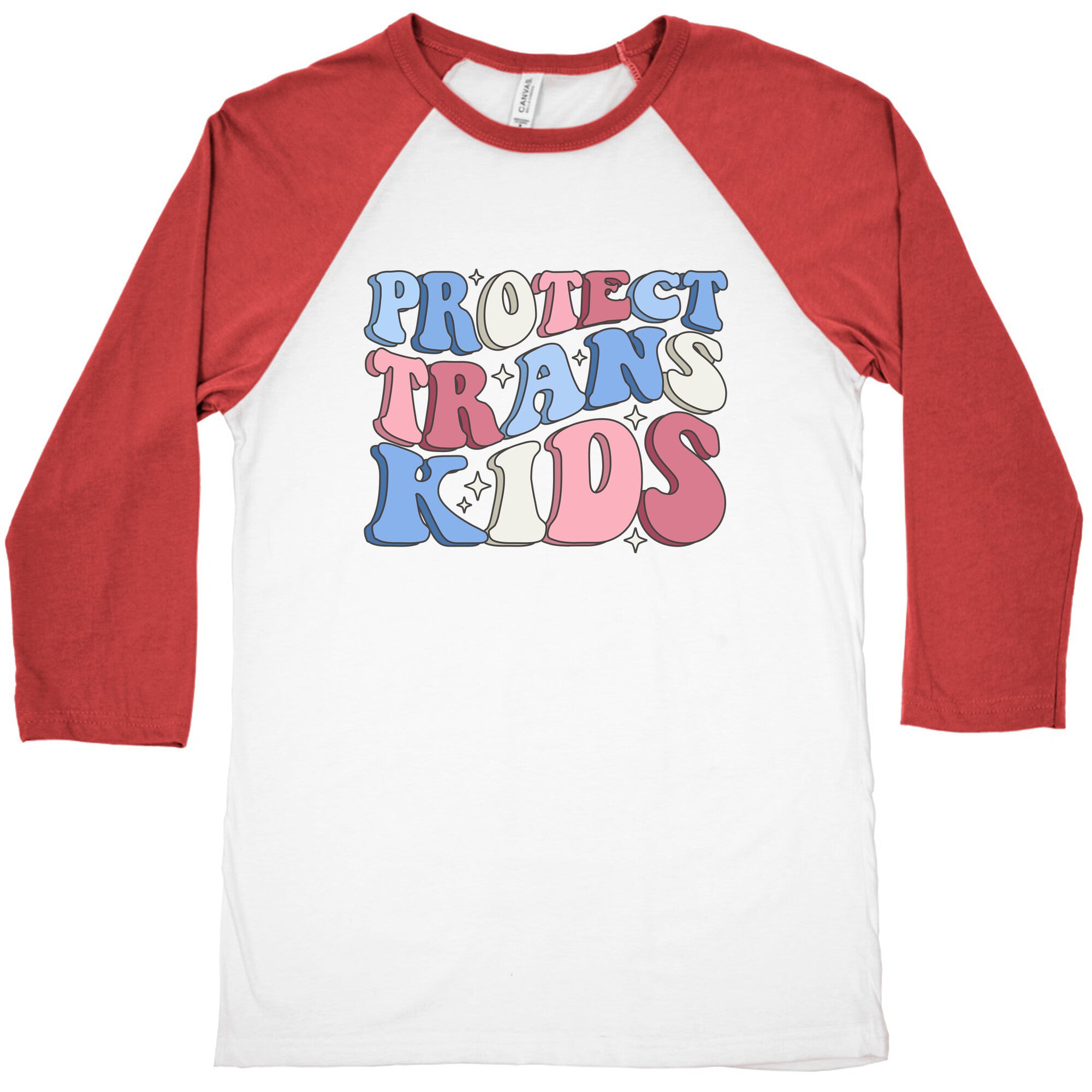 Protect Trans Kids Baseball Tee