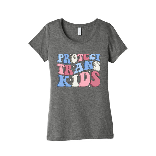 Protect Trans Kids Womens Triblend Tee