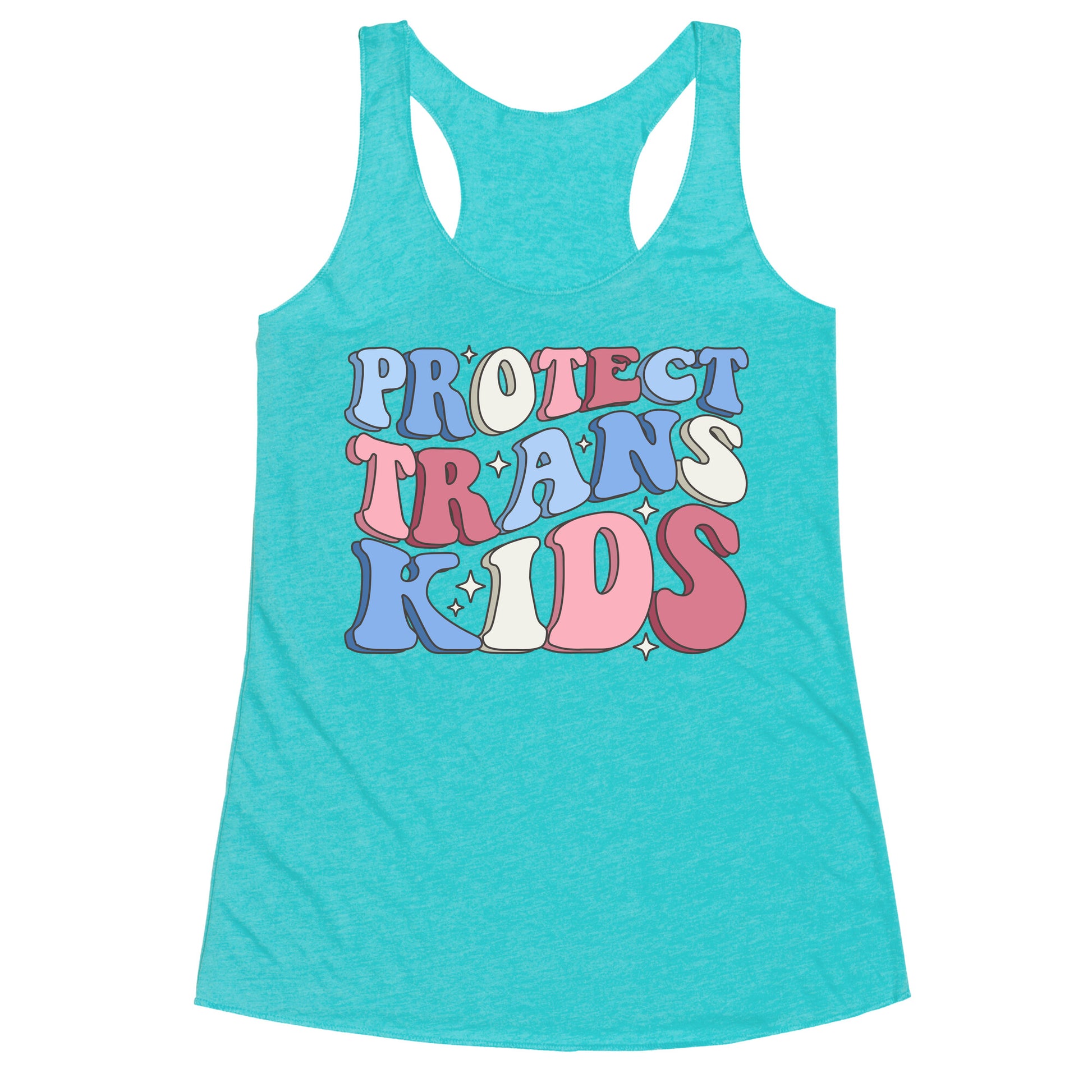 Protect Trans Kids Racerback Tank
