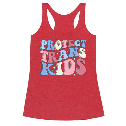 Protect Trans Kids Racerback Tank