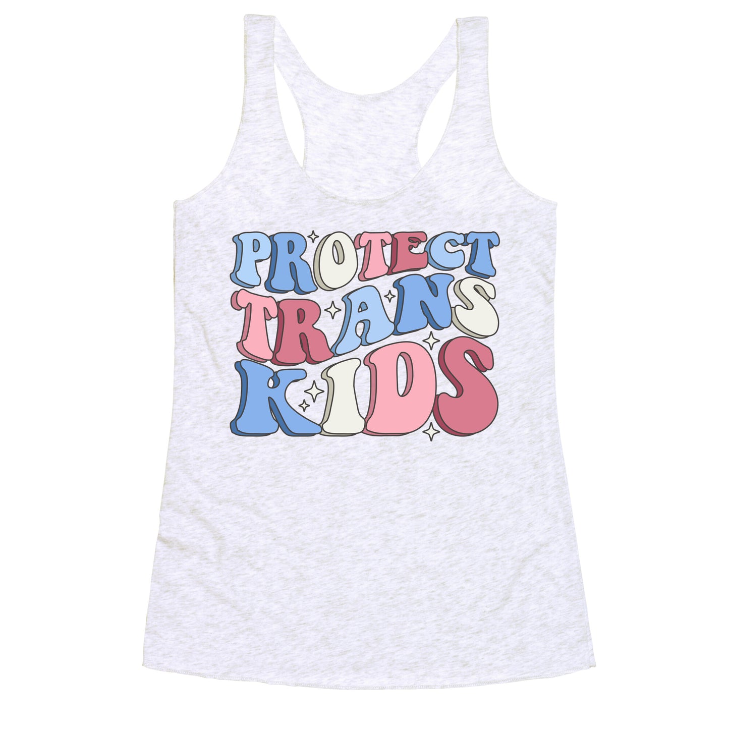 Protect Trans Kids Racerback Tank