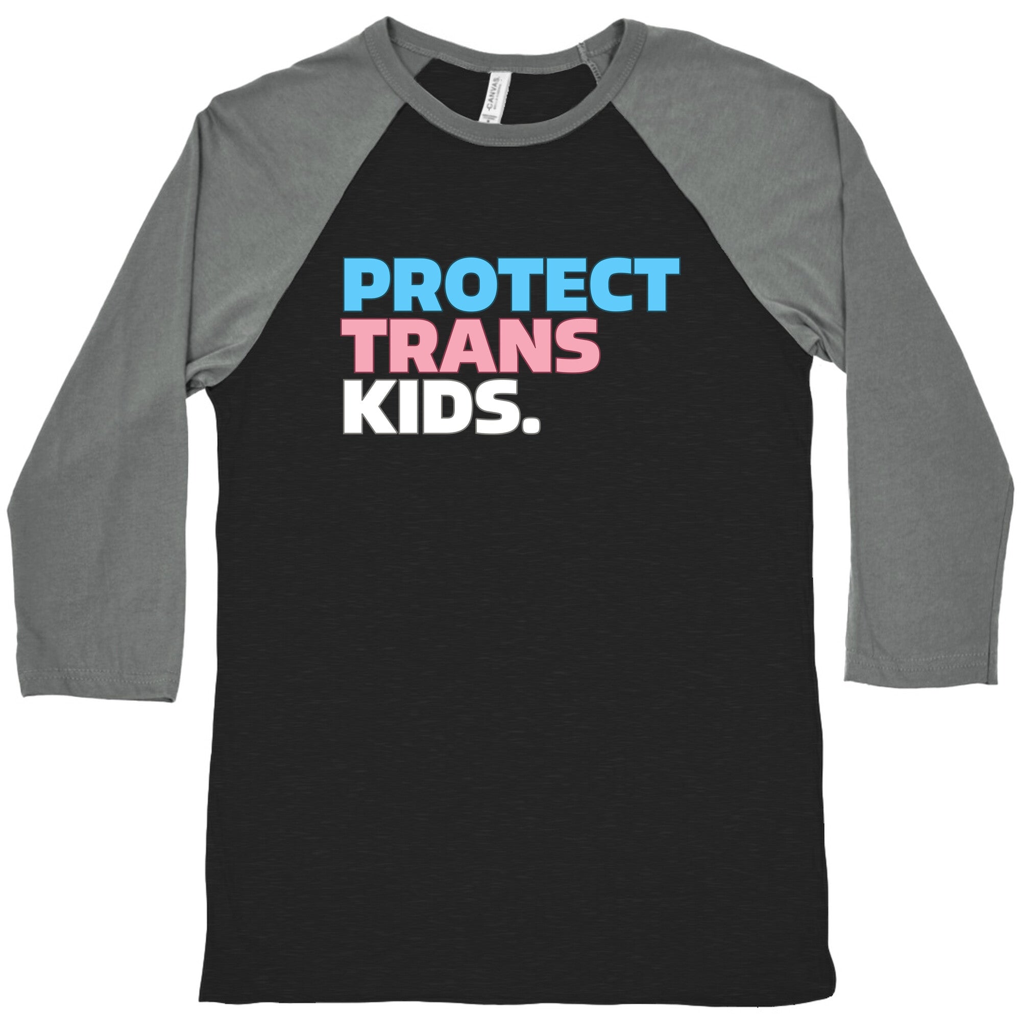 Protect Trans Kids Baseball Tee