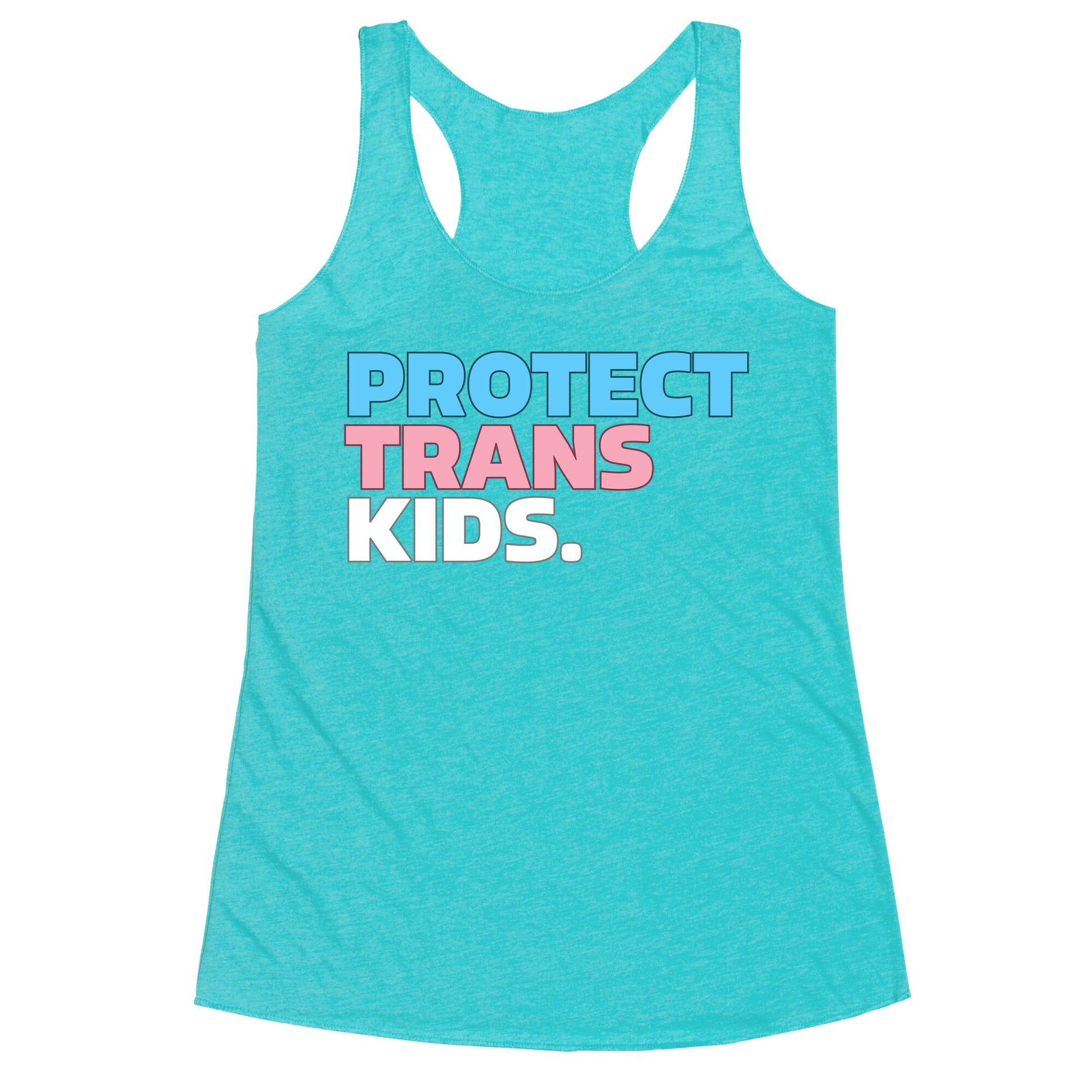 Protect Trans Kids Racerback Tank