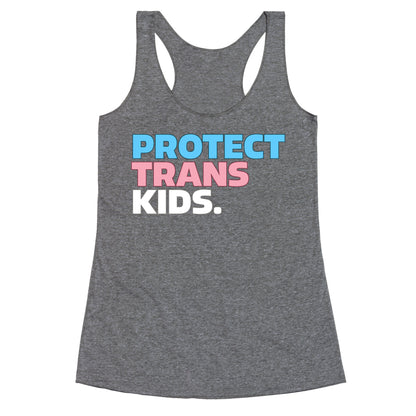 Protect Trans Kids Racerback Tank