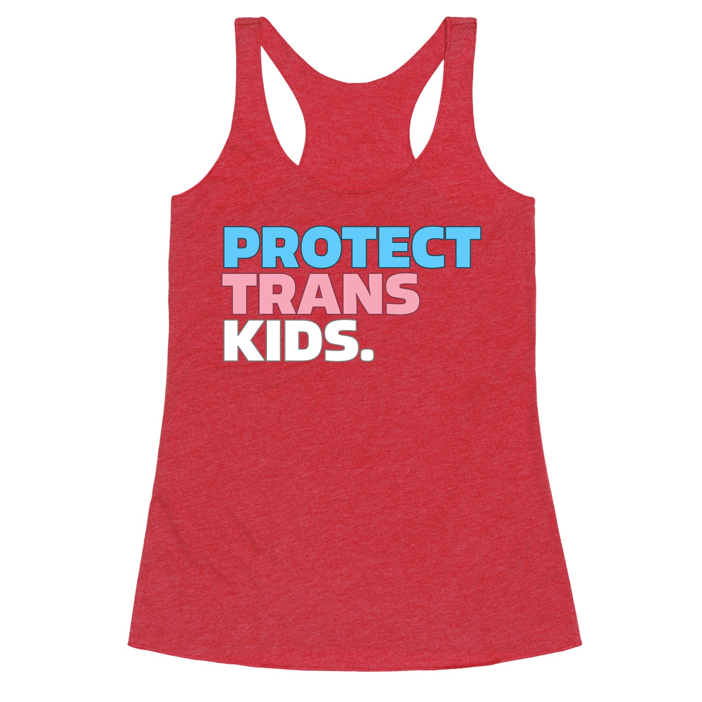 Protect Trans Kids Racerback Tank
