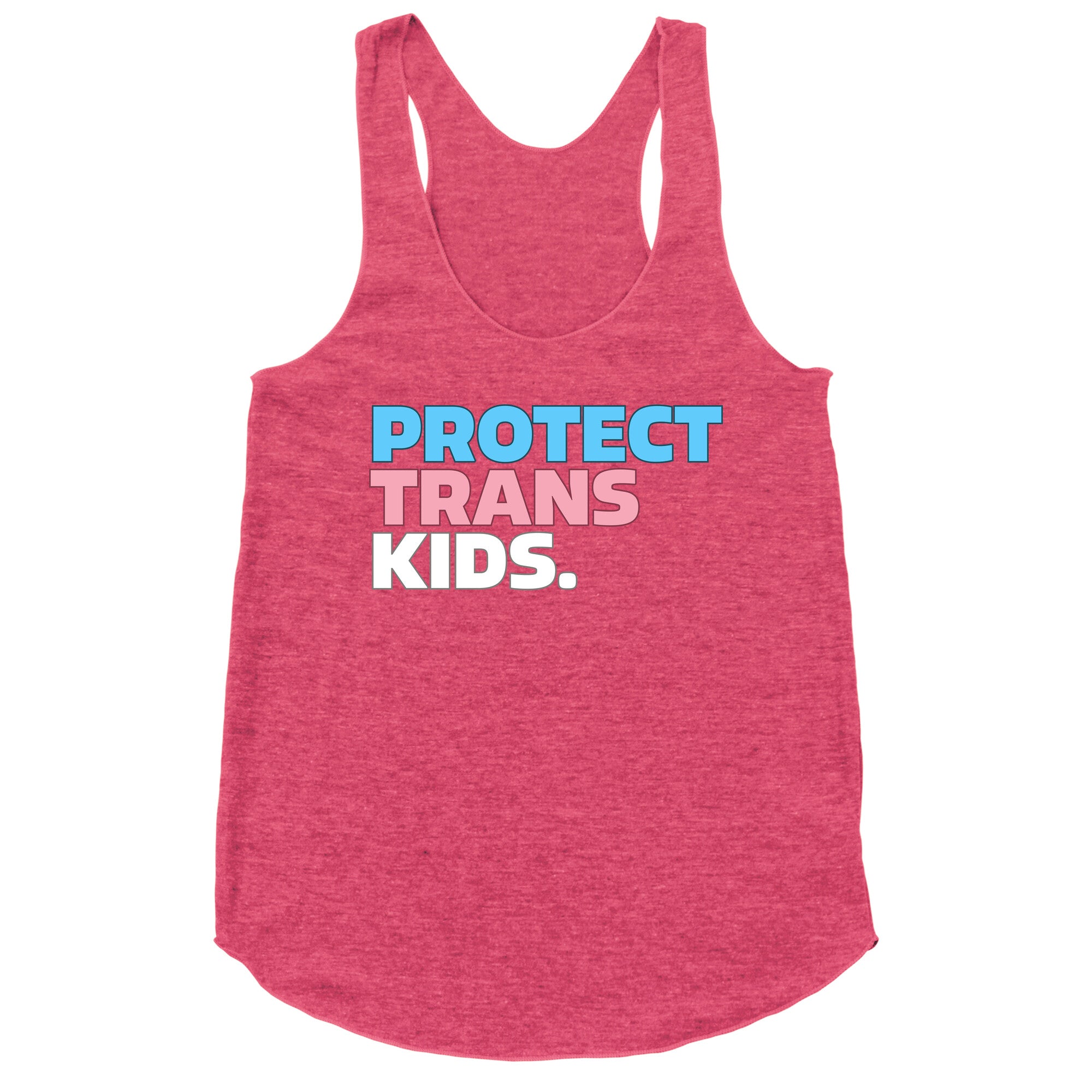 Protect Trans Kids Racerback Tank
