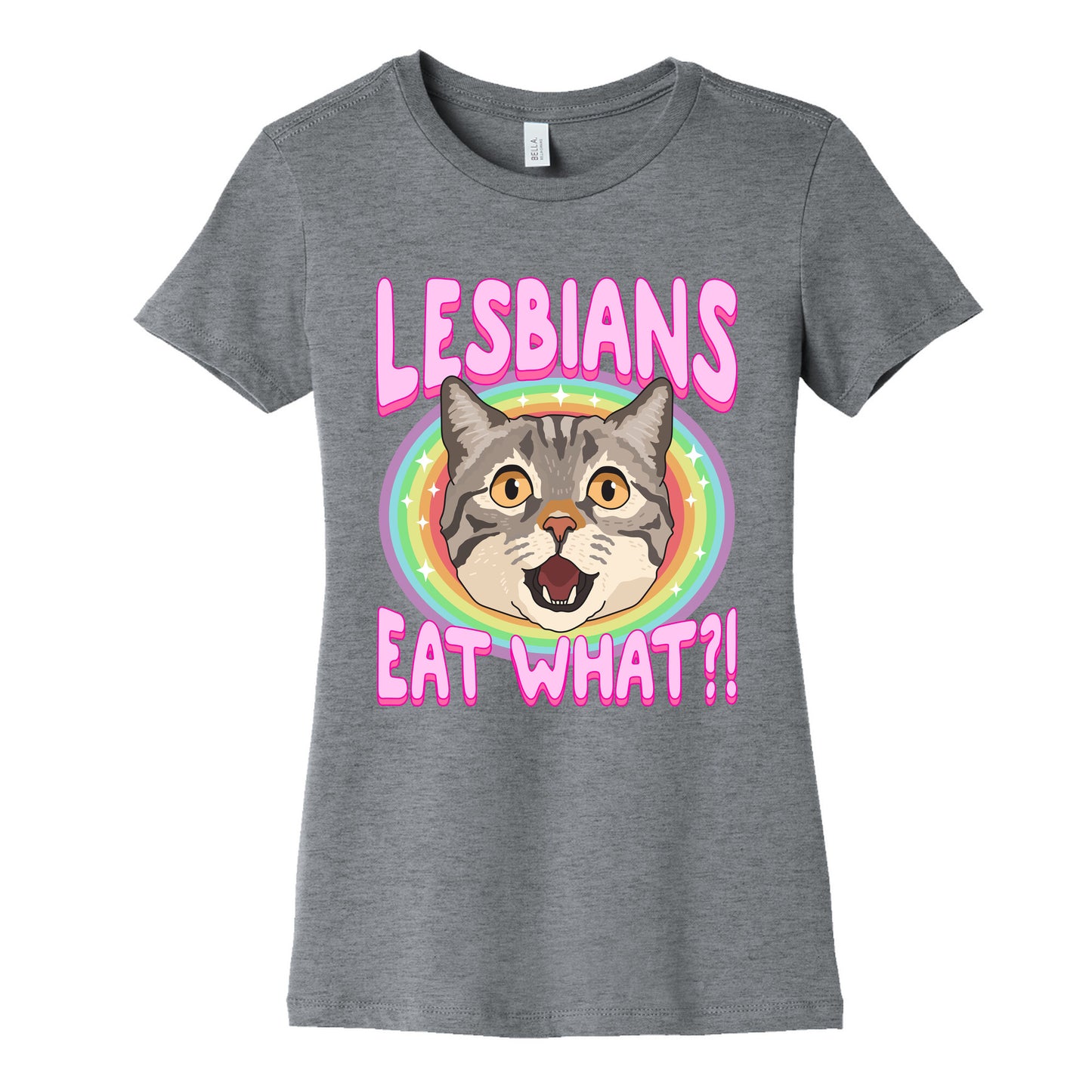 Lesbians Eat What Womens Cotton Tee