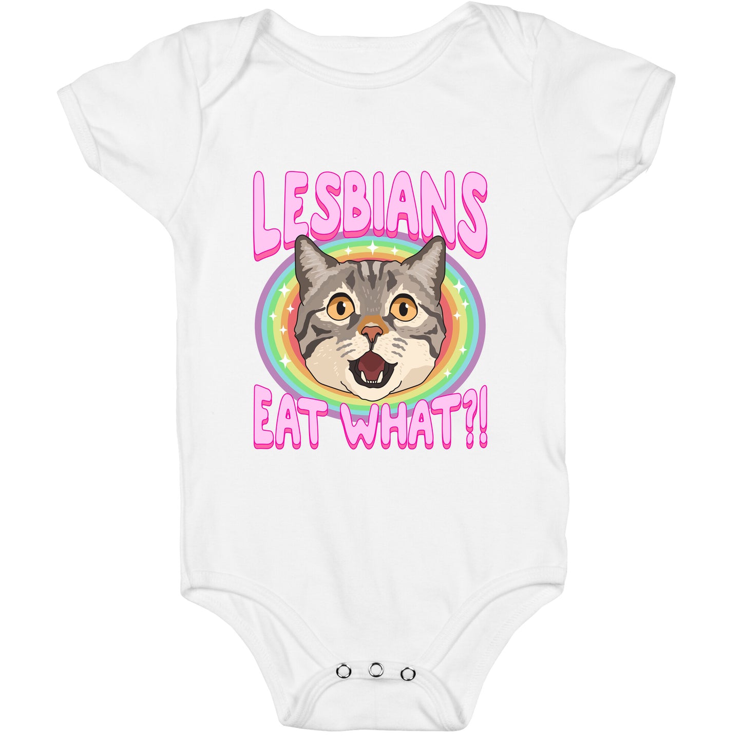 Lesbians Eat What Baby One-Piece