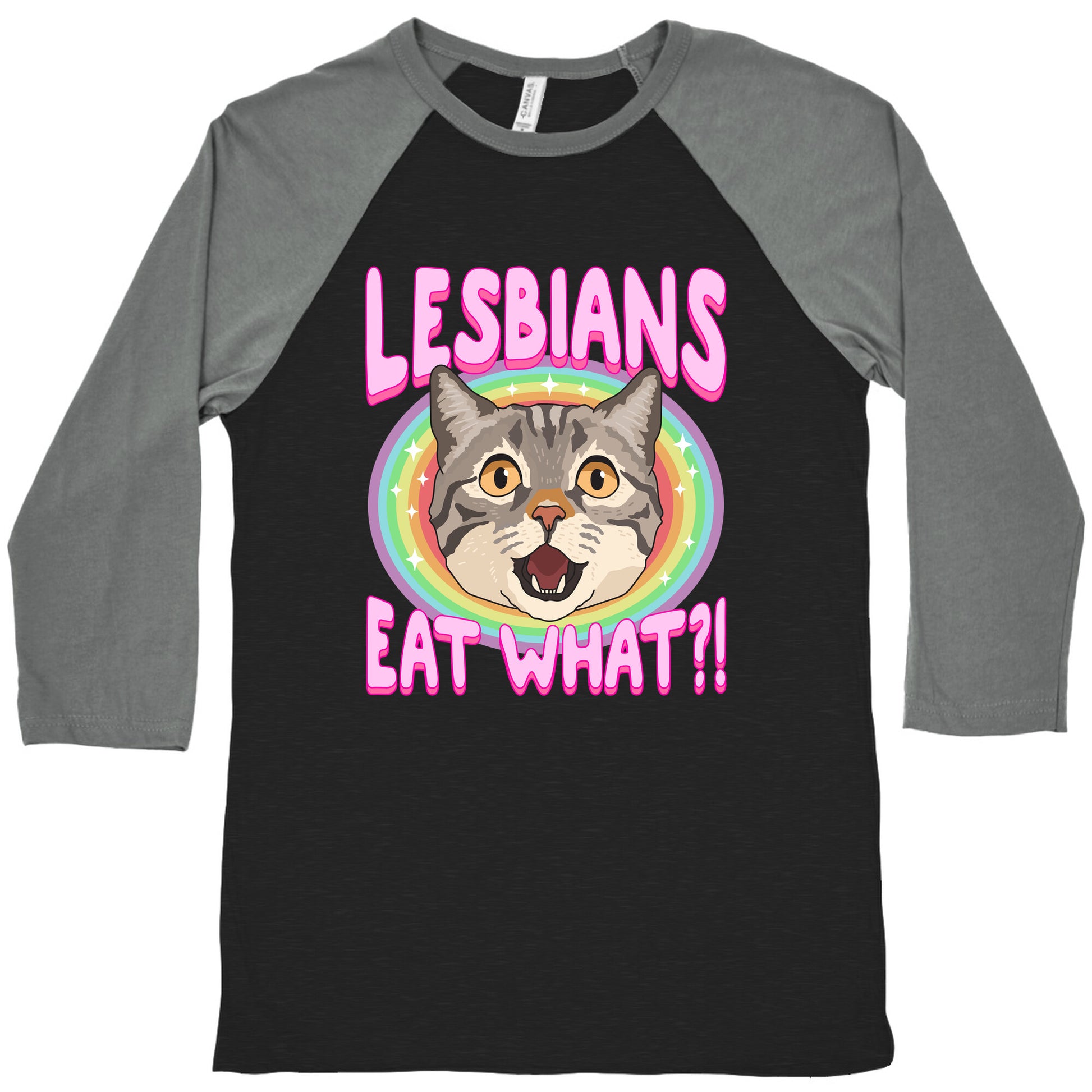 Lesbians Eat What Baseball Tee