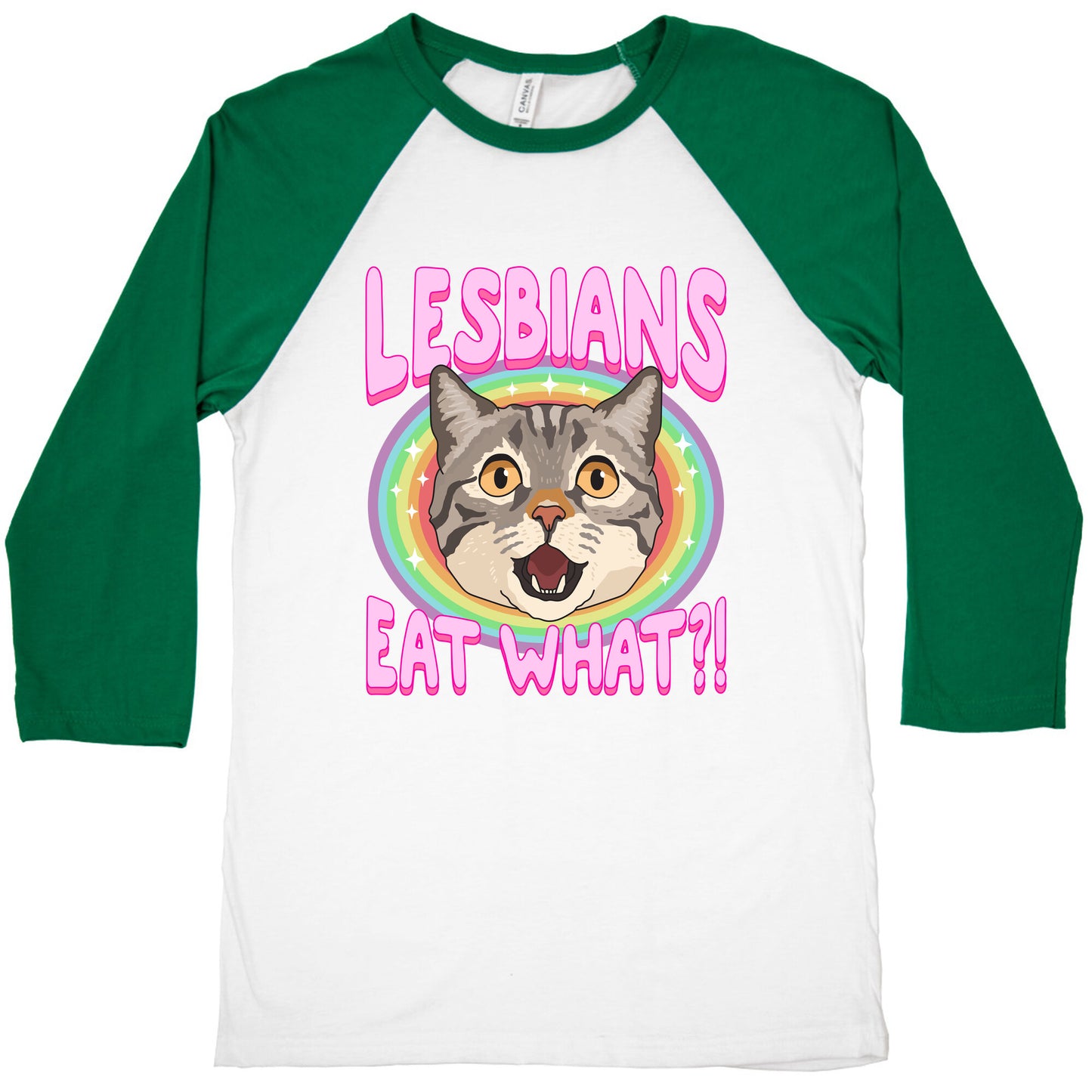 Lesbians Eat What Baseball Tee