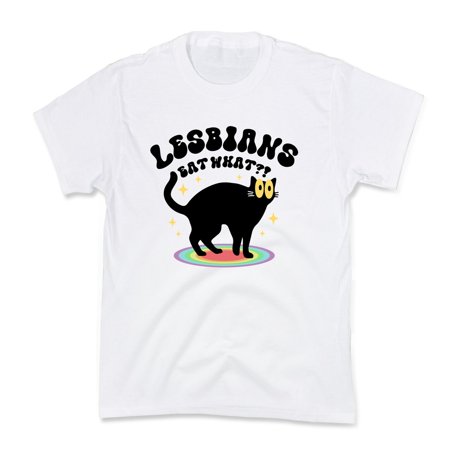 Lesbians Eat What Cat Kids Tee