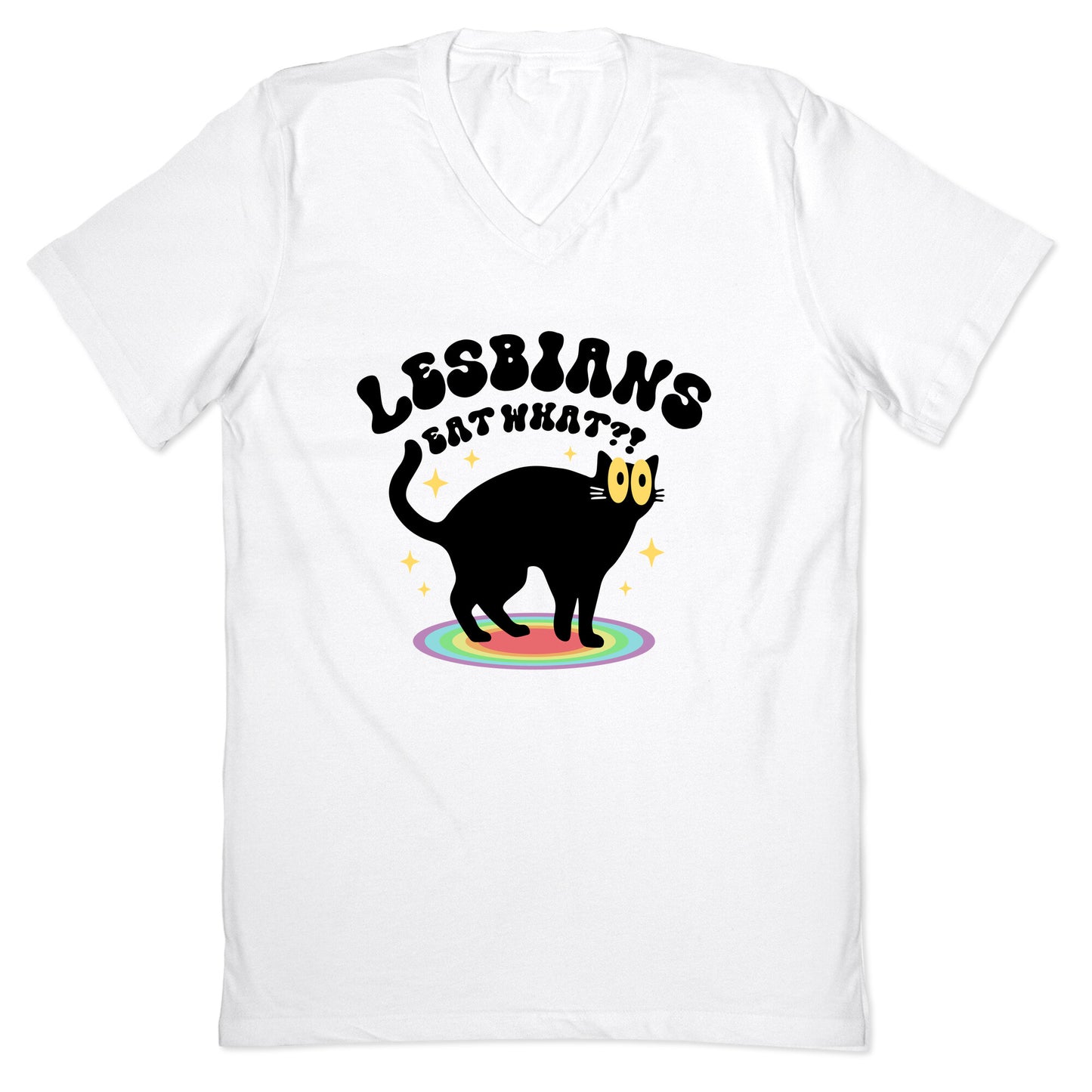 Lesbians Eat What Cat V-Neck