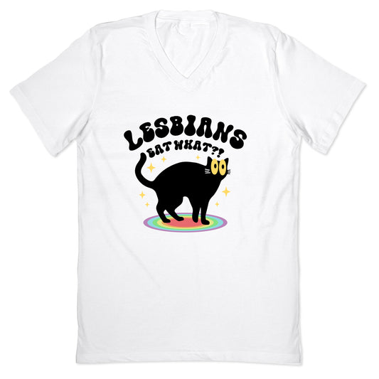 Lesbians Eat What Cat V-Neck