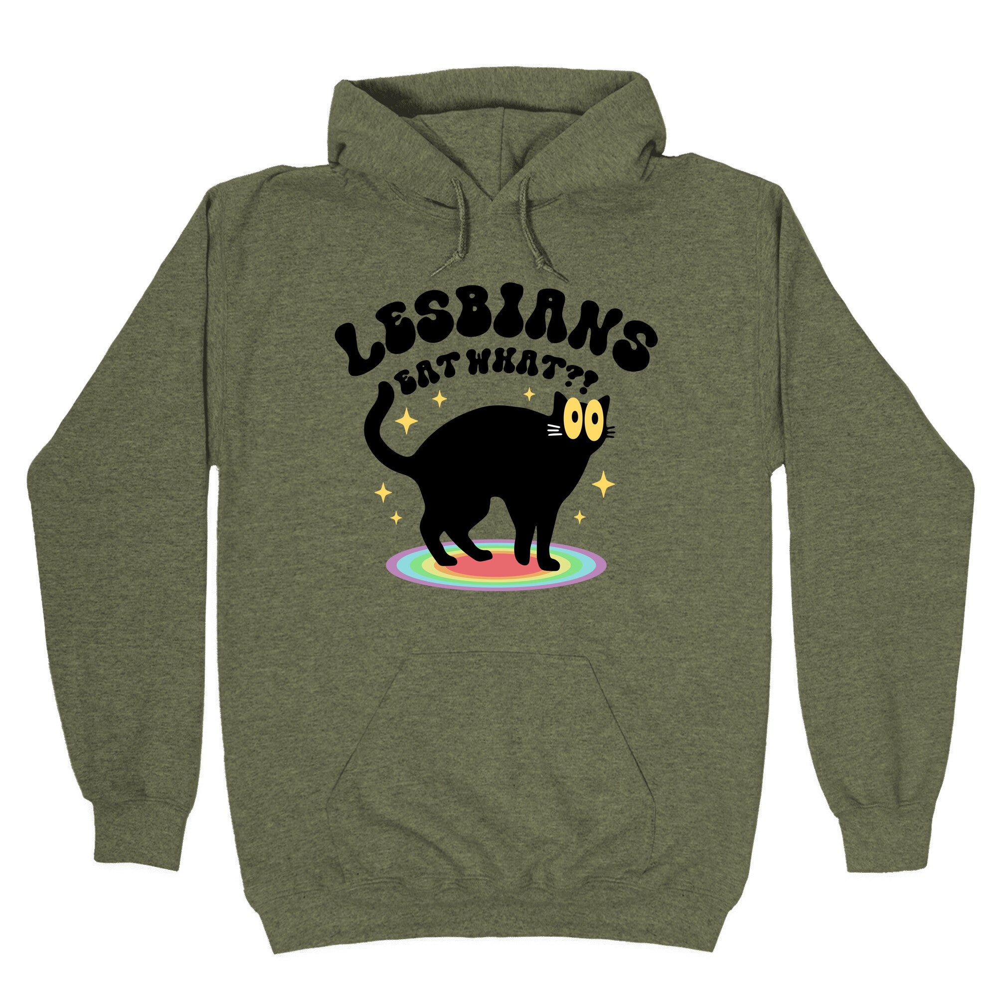 Lesbians Eat What Cat Hoodie