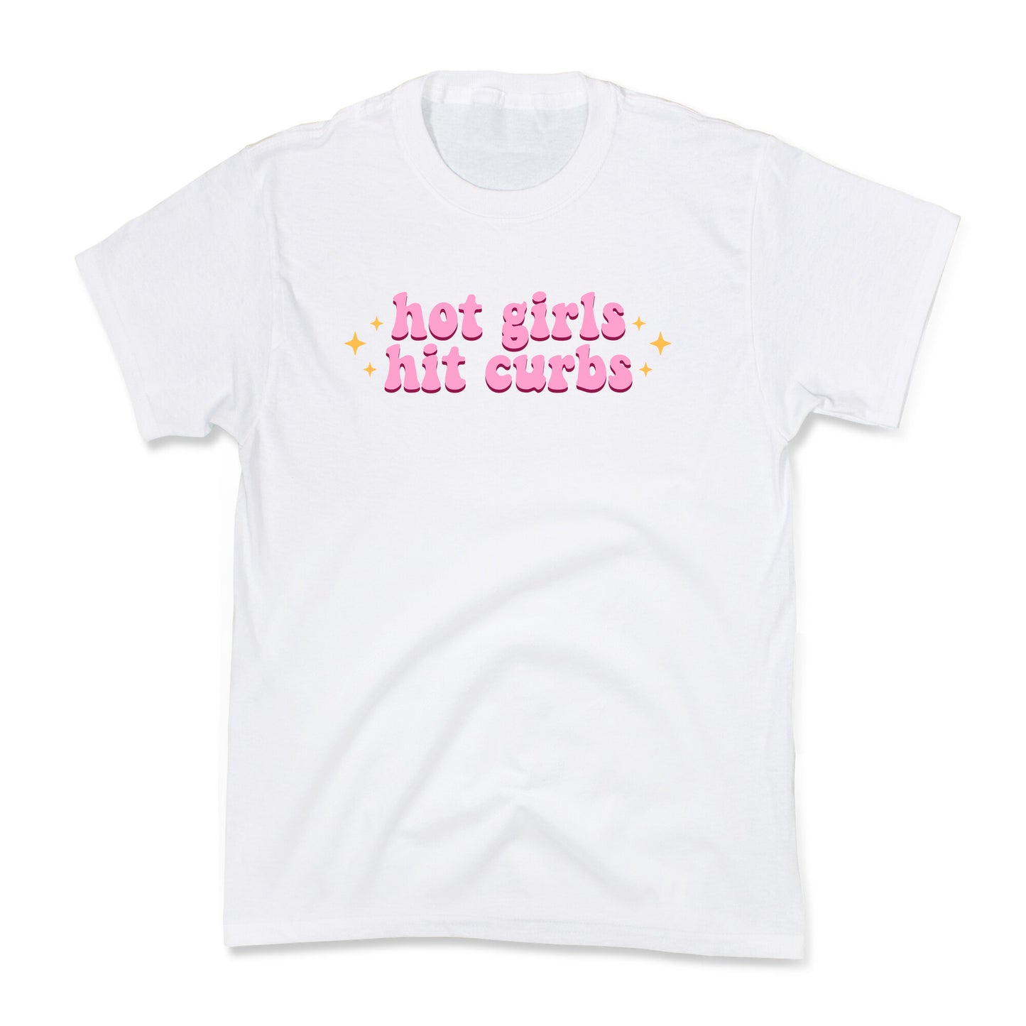 Hot Girls Hit Curbs Kids Tee