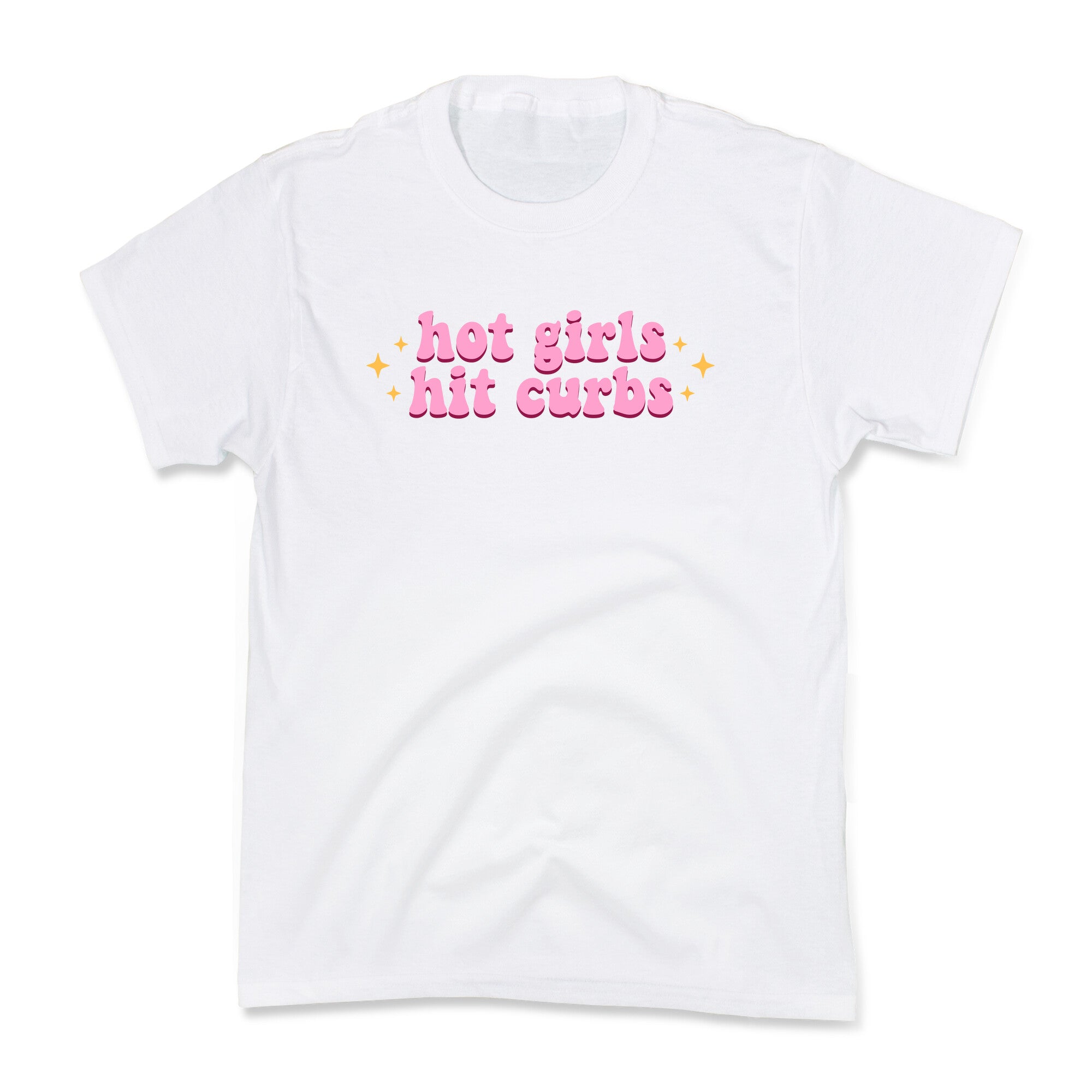 Hot Girls Hit Curbs Kids Tee
