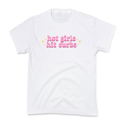 Hot Girls Hit Curbs Kids Tee