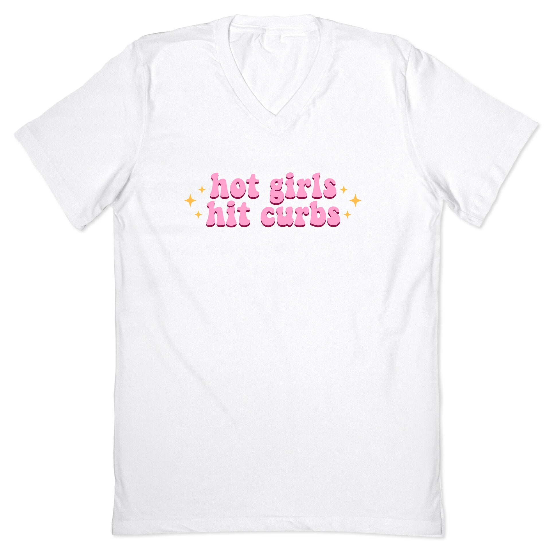 Hot Girls Hit Curbs V-Neck