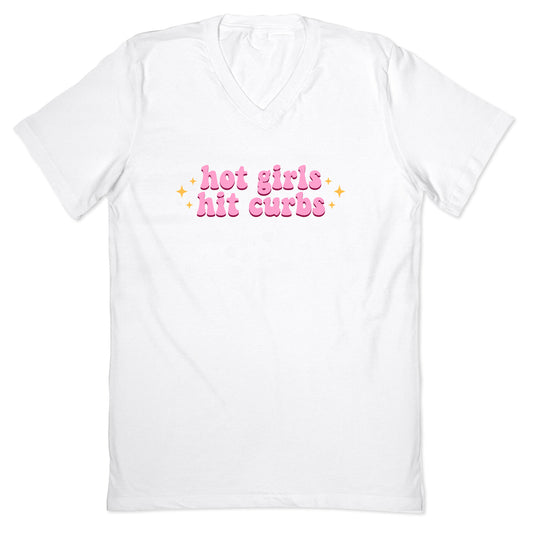 Hot Girls Hit Curbs V-Neck