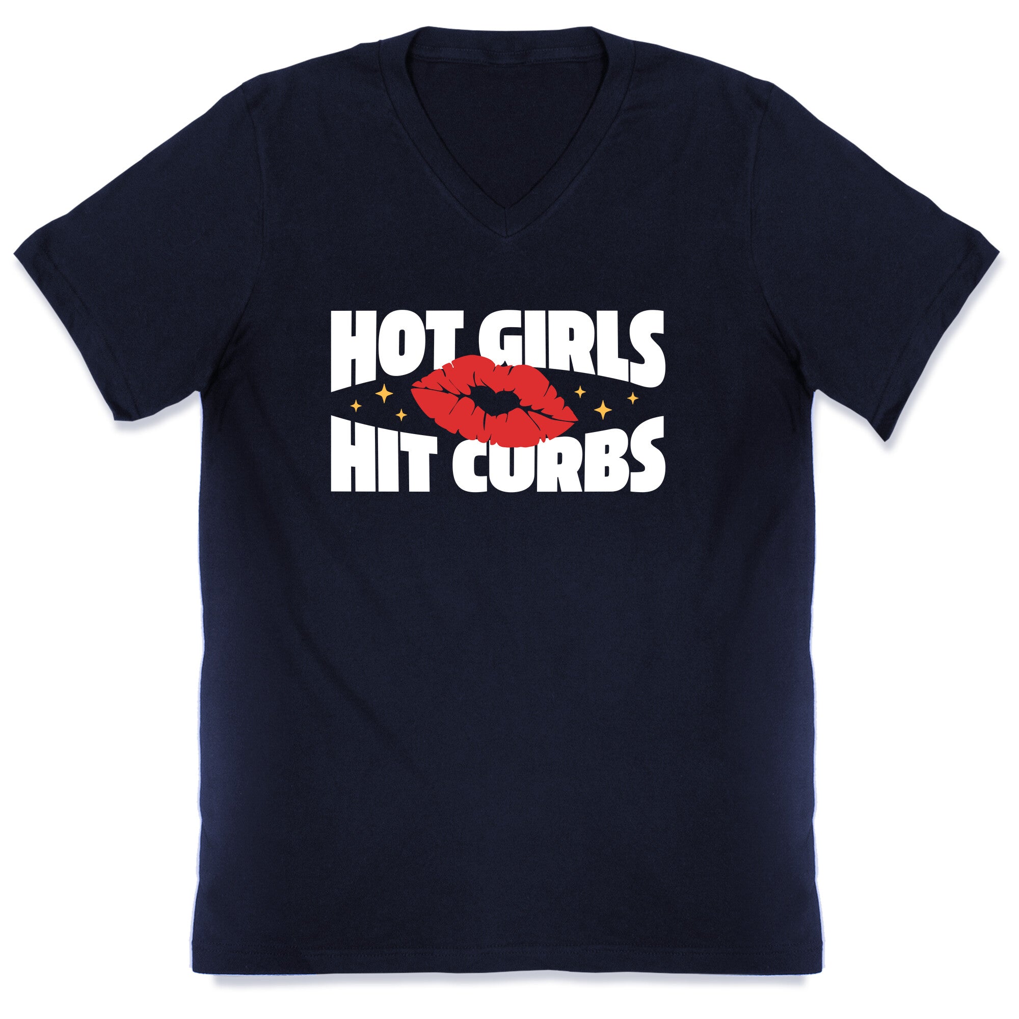 Hot Girls Hit Curbs V-Neck
