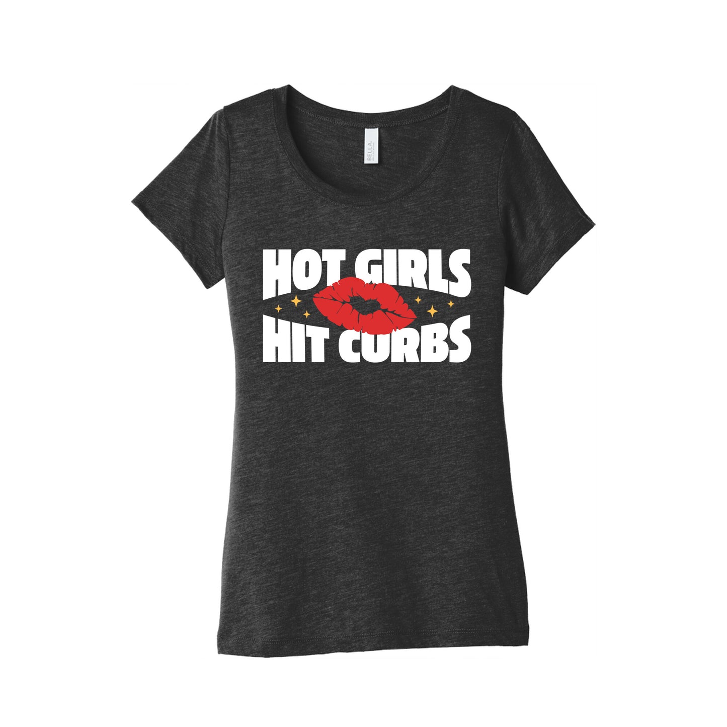 Hot Girls Hit Curbs Womens Triblend Tee